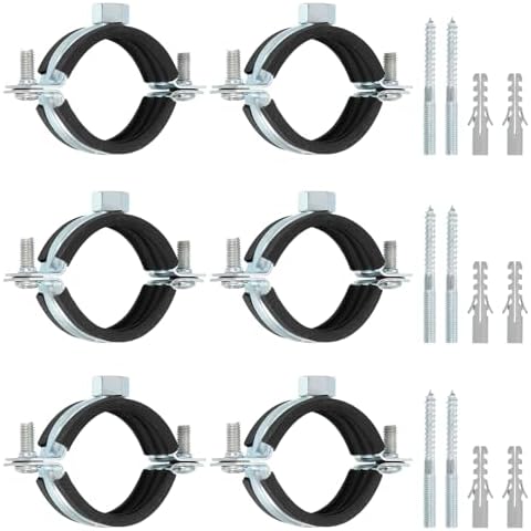 uxcell Adjustable Pipe Bracket Clamp Cover