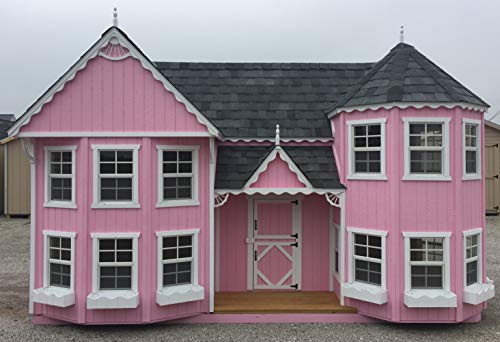 Little Cottage Company Sara's Victorian Mansion Diy Playhouse Kit, 8' X 16' #TOP1