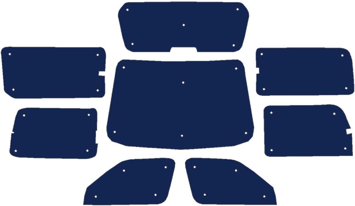 Window Blind Kit to Fit Vauxhall Movano (2010-Date) Front Set Reversible and Thermal with Aqua Lining