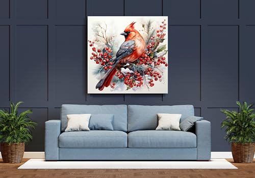 Sewnsty 14CT Stamped Cross Stitch Kits for Adults Clearance Counted Cross Stitch Patterns Animal Birds Needlepoint Kits for Beginners (Bird 1)