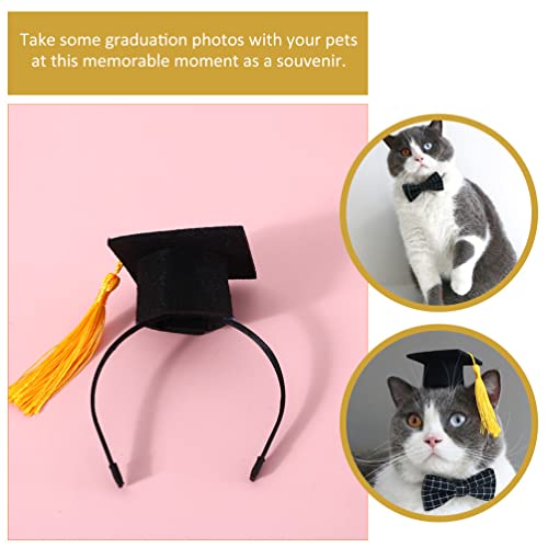 Gorro de graduación para perros pequeño ABOOFAN miniatura 7