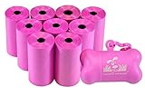 Downtown Pet Supply - Large Dog Poop Bags with Dog Leash Clip and Poop Bag Dispenser - Cat Litter &...