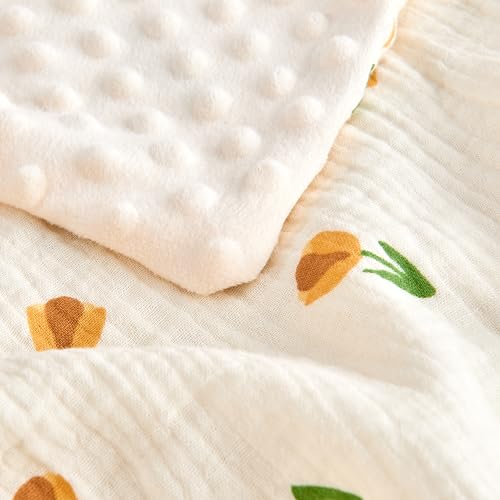Lotus Karen Baby Blanket For Baby Girls And Boys Premium Flannel Soft Fabric Tulip Floral Ultra-Soft Texture For Your Baby’S Delicate Skin 30X40 thumb #4