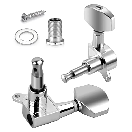 Colexy 6 Pièces Guitare Mécaniques Boutons, 3L3R Mécanique guitare Clés Chevilles Mécaniques, Guitare Cordes Tuning Pegs… - Les Beatles, Paul McCartney, John Lennon, RIngo Starr, George Harrison Colexy 6 Pièces Guitare Mécaniques Boutons, 3L3R Mécanique guitare Clés Chevilles Mécaniques, Guitare Cordes Tuning Pegs… – Image 4