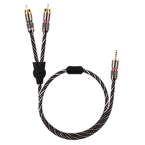 Cable estéreo de 3,5 mm blindado con cobre OFC para una transmisión pura libre de ruidos