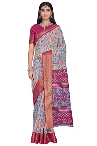 Image of Glory Sarees Women's Cotto Silk Saree With Blouse Piece (Fashion104 Parent)
