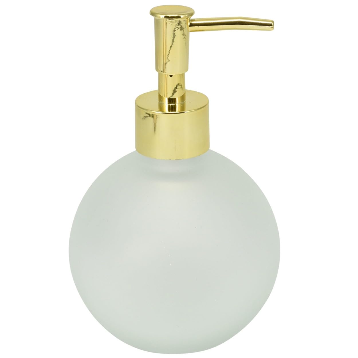Glass soap dispenser white 400 ml