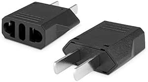 BoxWave European to American Outlet Plug Adapter,Black,Euro to US Adapter - Type B