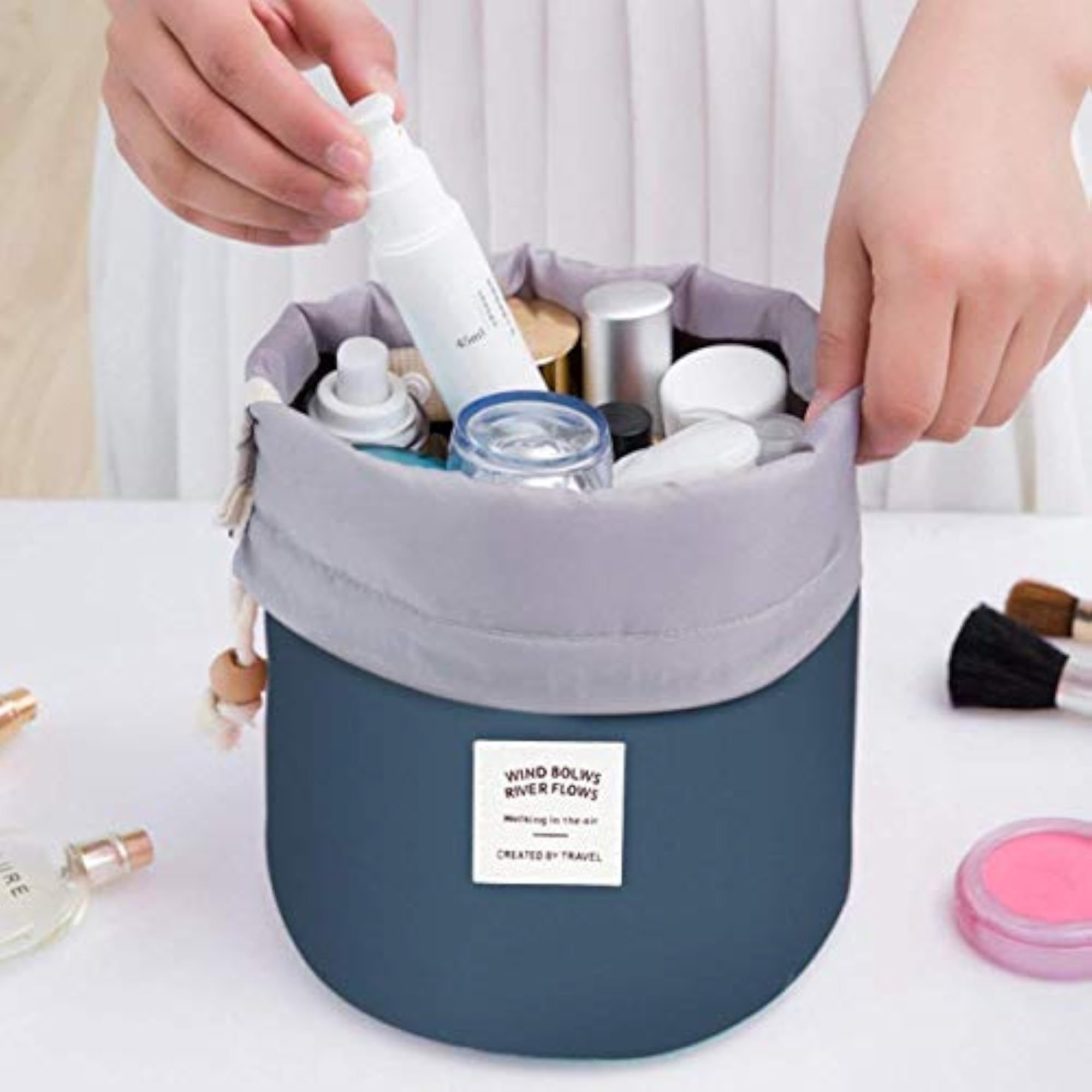 Women's Multipurpose Travel Cosmetic Makeup Carrying Pouch