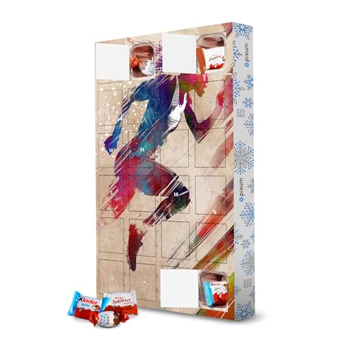 Adventskalender mit Produkten von Kinder® Laufsportkunst I artboxONE Adventskalender Sport