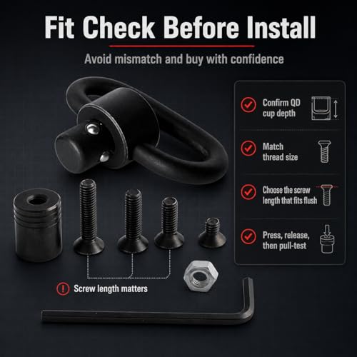 Image of QD Sling Mount and Swivel Accessories