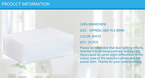 Dr.wow 50 Pcs/Lot Magic Sponge Eraser Multi-Functional Melamine Foam Cleaner 100X70X30Mm #TOP6