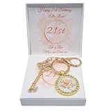 Created By Ella Rose 21st 18th Key For Her Birthday Gift Present Girls Women Ladies Daughter 21st Key To The Door Keyring Age 21 18 Personalised Keepsake Twenty One Twenty First Eighteen Eighteenth