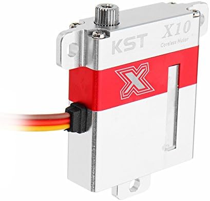 KST X10 V2 Wing Servo Aluminum Case Operating Voltage 4.8V to 8.4V, Coreless Motor Type