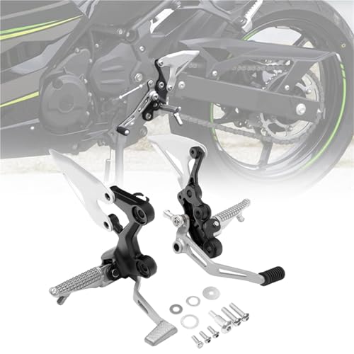 Support de repose-pieds avant robuste en alliage pour Kawasaki Ninja 500 et Z400