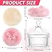 6 PCS Large Body Powder Puff and Container, 2 Pack 5.3