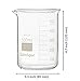 Glass Griffin Beaker, Low Form, 500ml (Pack of 8)