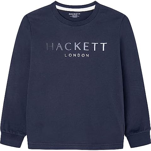 Hackett London Boy's Navy T-Shirt, Age 7 Cover