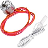 WR55X10025 Refrigerator Temperature Sensor and WR50X10068 Refrigerator Defrost Thermostat by Blue Stars - Compatible with GE & Hotpoint Refrigerators - Replaces 914093 AP3185407 PS304103 WR50X10015