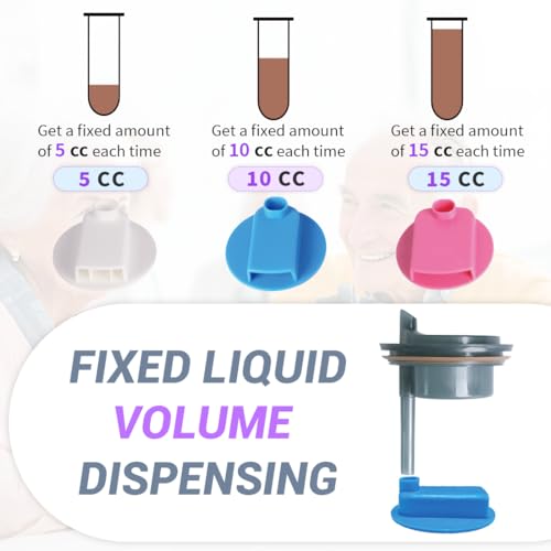 Image of Dysphagia Regulating Drinking Cup for Swallowing Difficulty Adults with 5cc 10cc 15cc Sip Options, Limited Slow Flow Cup for Choke Prevention (Blue)