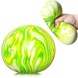 Giant Dough Balls Fidget Toy - Stretchy Jumbo Stress Balls for Kids and Adults - Pull and Squeeze Sensory Ball Squishy Toys, 2025 Novelty Stress Relief Balls for ADHD, ADD, Autism (Green)