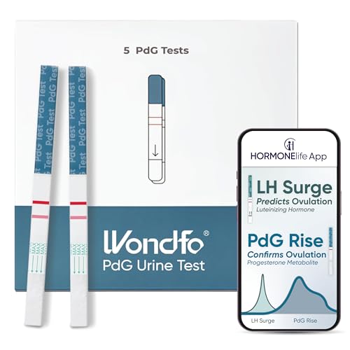 Wondfo PdG Test Strips for Women - At-Home Urine Test Strips 5 Tests