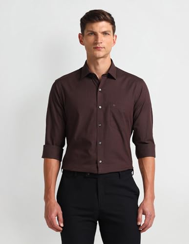 Image of Arrow Men's Solid Slim Fit Shirt