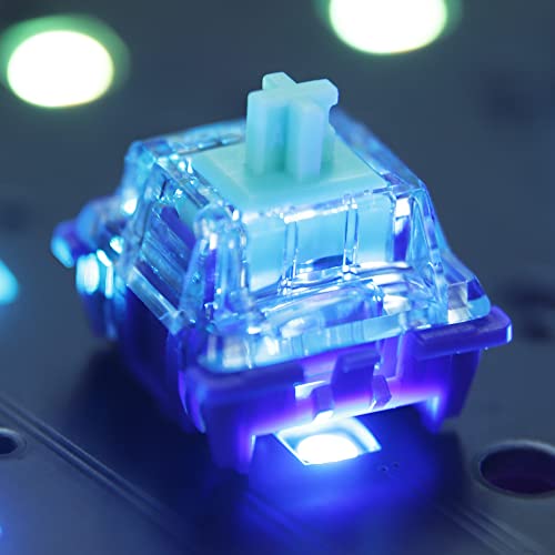 Gateron V2 Gopolar Azure Dragon Switches 5 Pin Tactile Switches Operating 63G Bottom 67G Custom Aqua Dragon Switches For Mechanical Keyboard (Gateron Gopolar Azure Dragon V2 70 Pcs) #TOP5