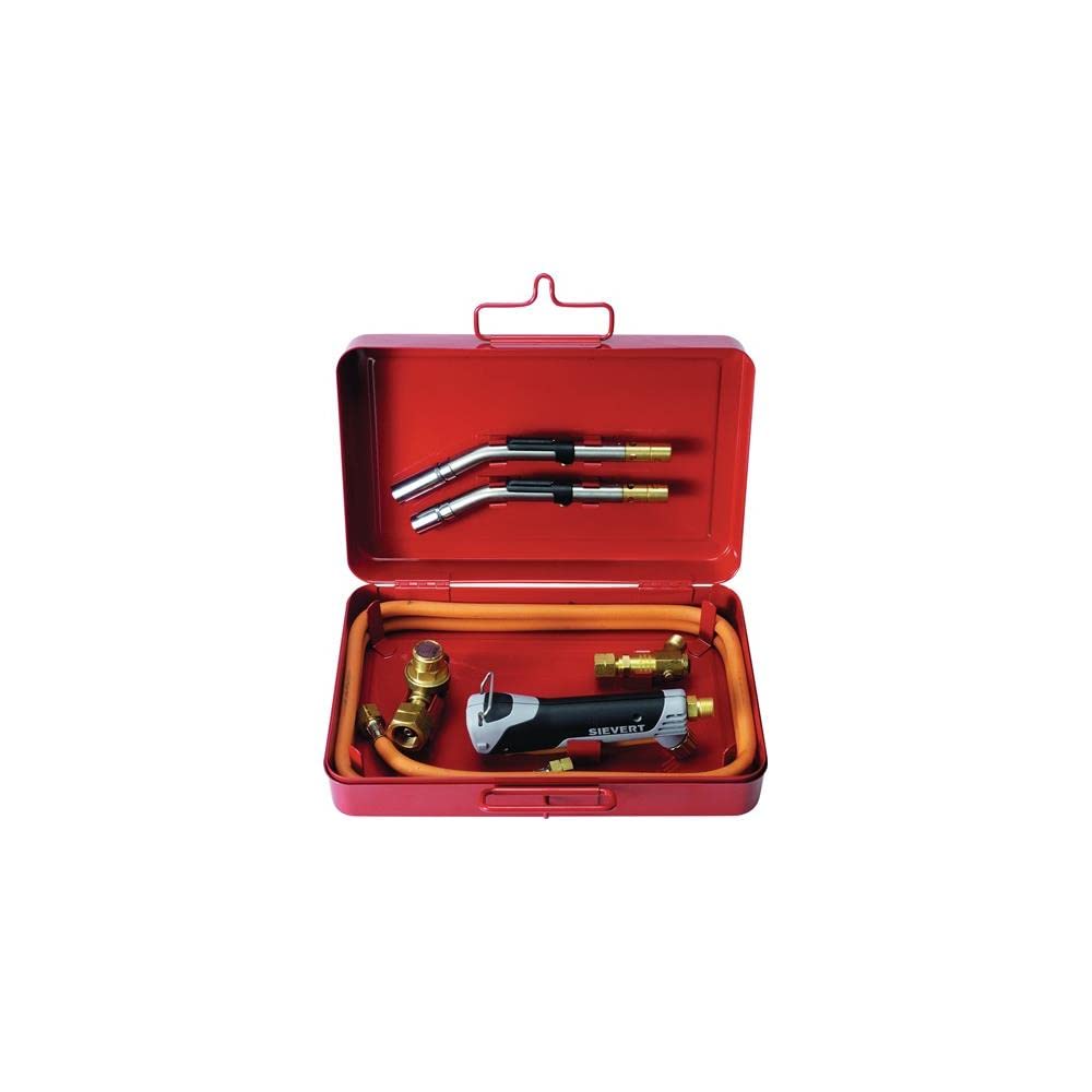 Promatic 1000 Hart-/Weichlötgarnitur 6-tlg. Stahlblechkoffer SIEVERT
