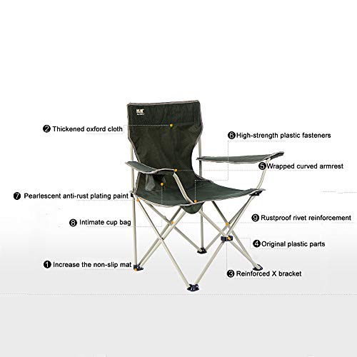 Chaises de camping pliantes avec sac de transport pour sol humide - 2