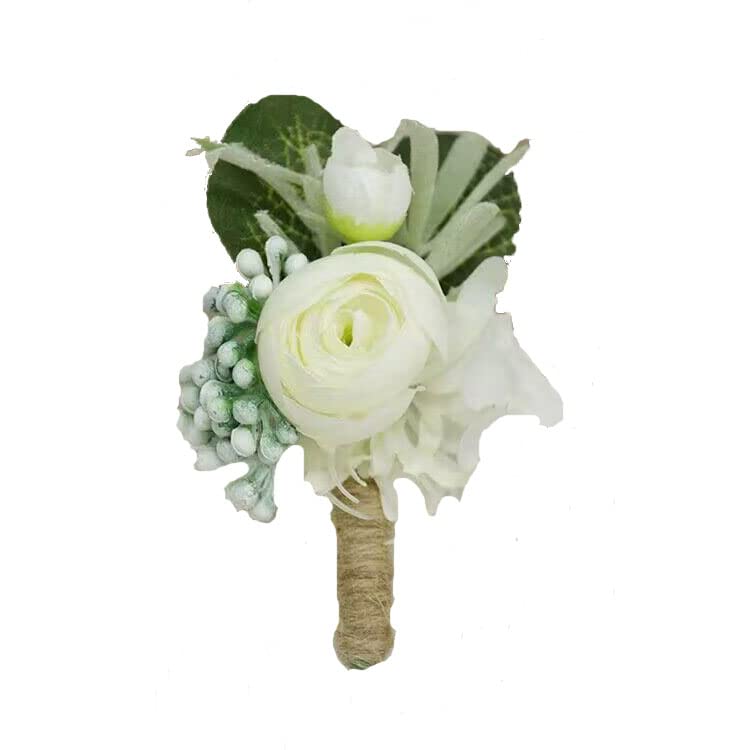 zalati Flores para novios Boutonnieres para novia, dama de honor en bodas, fiestas de graduación, decoraciones