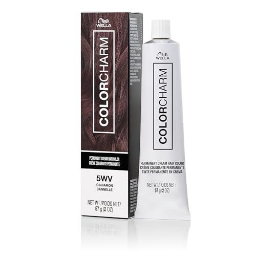Image of COLORCHARM Permanent Cream Hair Dye | Auburn, Red Violet Hair Colors | Burgundy, Copper, Cherry Cola Shades | 100% Gray Coverage | Vegan, Free of Phthalates & Parabens | 2 oz.