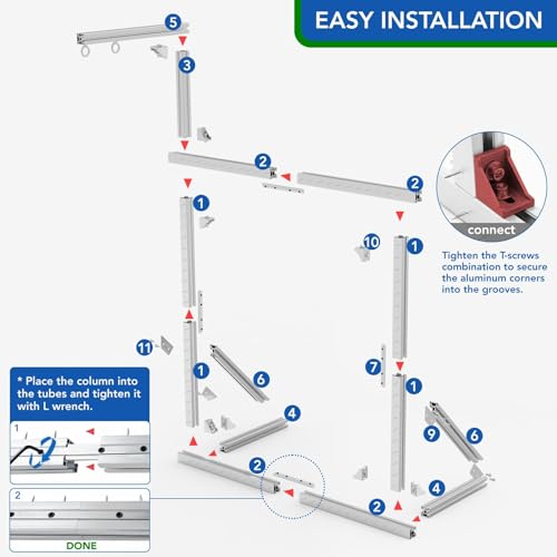 Rug Tufting Gun Starter Kit with Aluminum Frame & Carpet Trimmer, Carpet Making Kit with Tufting Frame Tufting Supplies with Primary Tufting Cloth, Rug Gun Machine Starter Kit with Rug Shaver