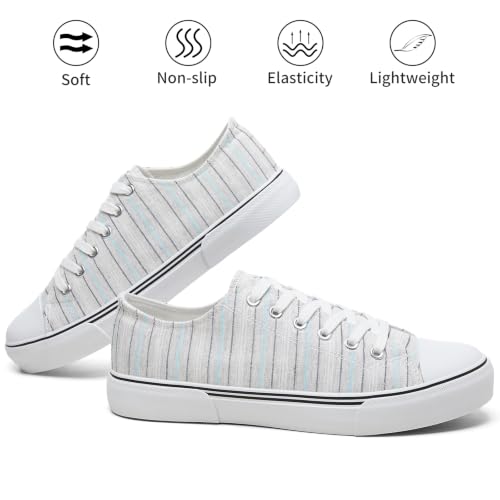 Image of yageyan Men Canvas Low top Shoes Classic Casual Sneakers Mens Fashion Shoes