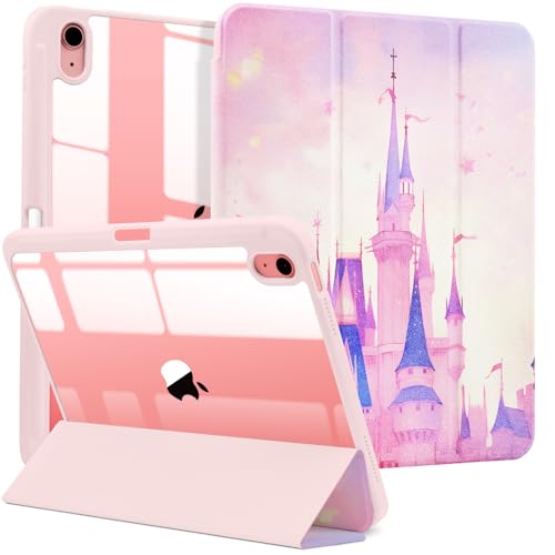 MrARTIST for iPad A16/10th Generation Case with Pencil Holder, Castle