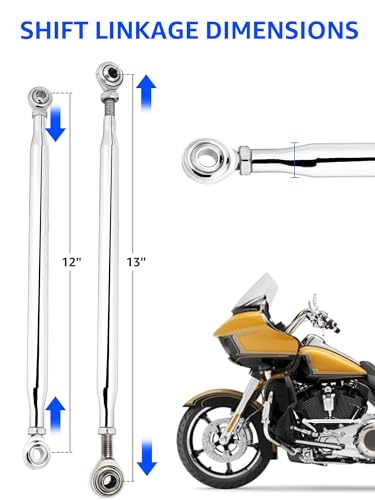Image of 2024 Adjustable Shift Linkage Compatible for Harley Davidson 1986-2024 Touring Road King, Street Glide, Electra Glide, Road Glide, Tri Glide, Softail