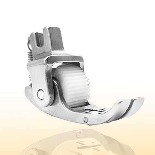 Prensatela de dobladillo enrollado ajustable para máquina de coser miniatura 1