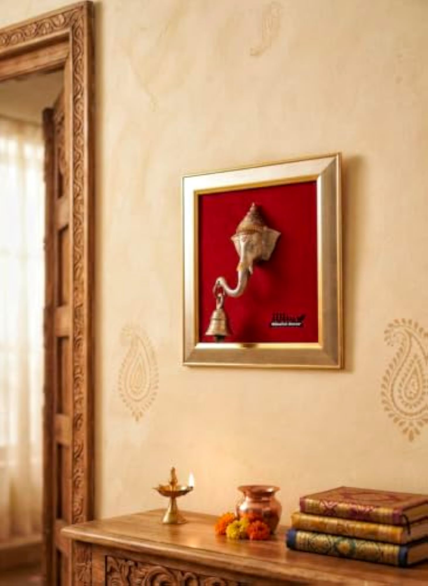 Decorative Brass Lord Ganesha Wall Hanging Art