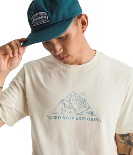 THE NORTH FACE Men's Evolution Mtn Base Short-sleeve Tee | Cotton Shirt With a Graphic Design, Set in Sleeves, Ribbed Collar3