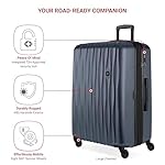 SwissGear 7272 Energie Hardside Expandable Luggage with Spinner Wheels, Navy, 3-Piece Set (19/24/27) - Image 5