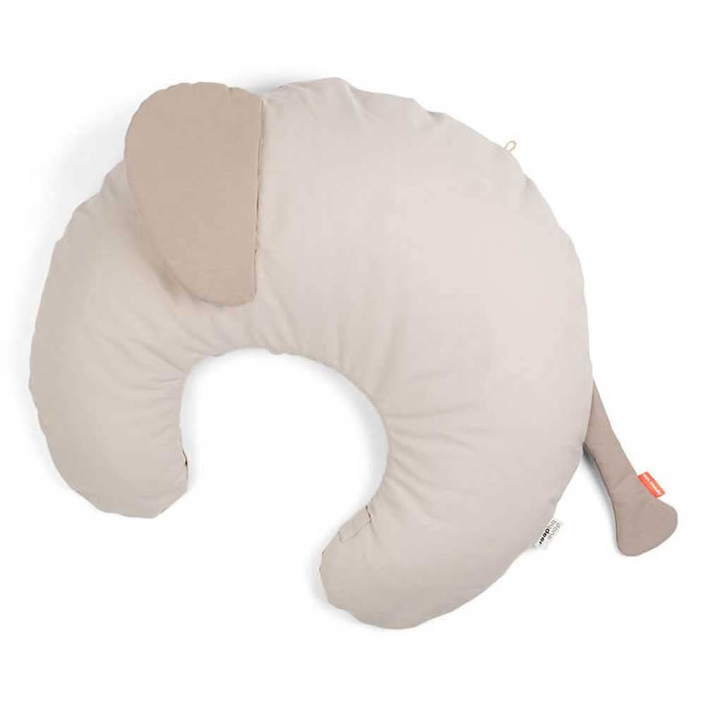 Done by Deer Still- und Babykissen Elphee Sand - Oeko-TEX® Zertifiziert - Bezug: 100% Bio-Baumwolle. Füllung: Mikroperlen aus expandiertem Polystyrol, Polyesterwatte