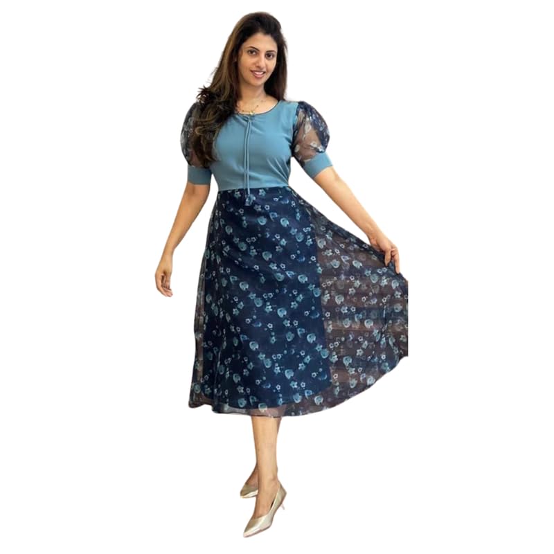 Image of Rupansh Creation Georgette Kurti with Digital Print for Womens & Girls Festival Special