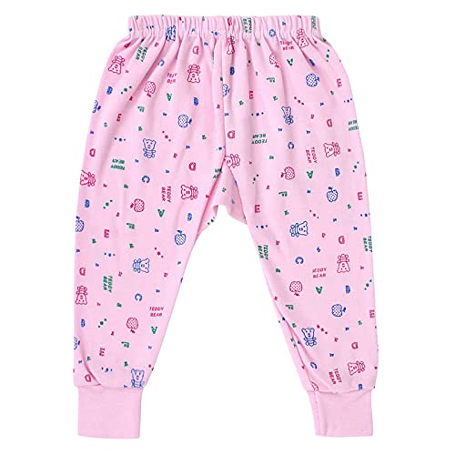 ISHRIN Cotton Assorted Track Pant for Boys and Girls - Regular fit | Loose Fit Track Pants(Pack of 6) (12-18 Months) 1