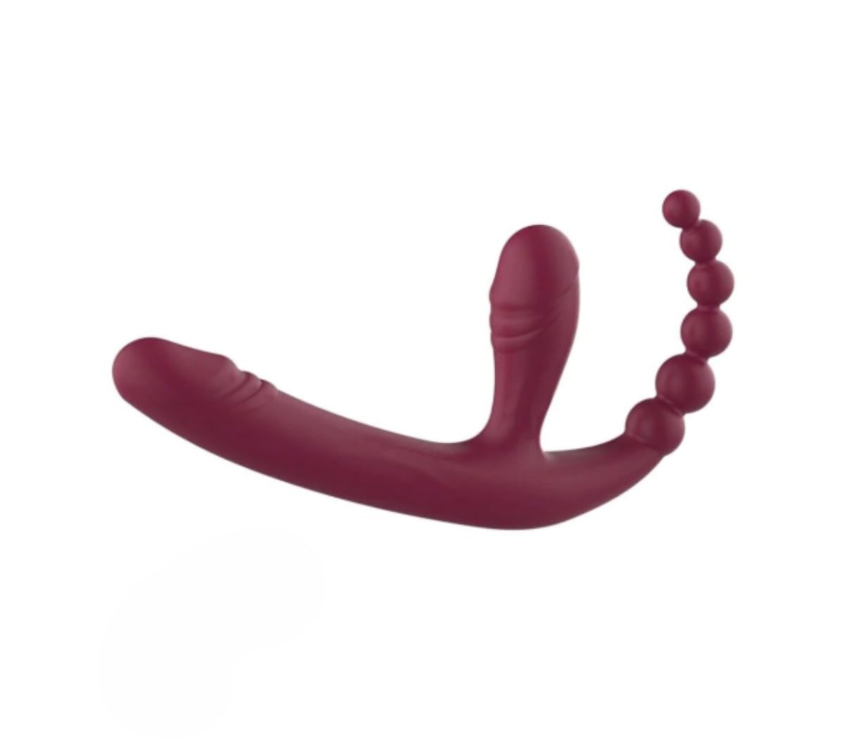 Silicone Strapless G-Spot and Backdoor Vibrating shaftSE53916