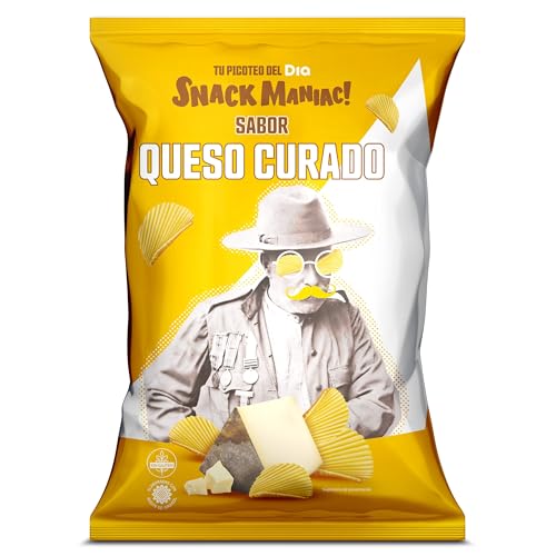 DIA SNACK MANIAC patatas sabor queso curado bolsa 150 gr