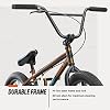 Mongoose Legion Kids Freestyle BMX Bike, Intermediate Rider, Boys and Girls Bikes, 20-Inch Wheels, Hi-Ten Steel Frame, Micro Drive 25x9T BMX Gearing