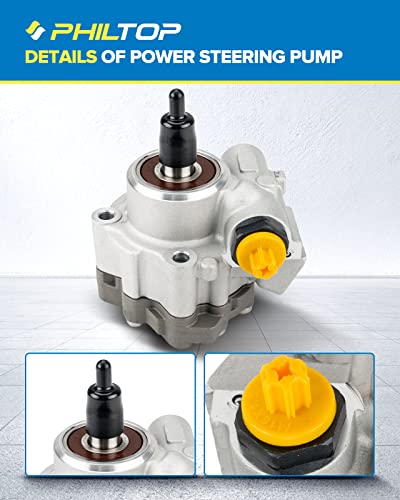 Philtop 20-1008 Power Steering Pump Compatible With R-A-M 1500 2008 20-1008 Power Steering Reservoir Asist #TOP1