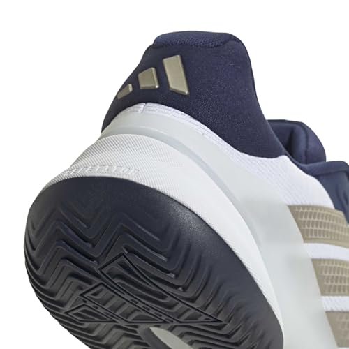 Image of adidas Mens Barricade 14 Tennis Sneakers Shoes - Black, Orange
