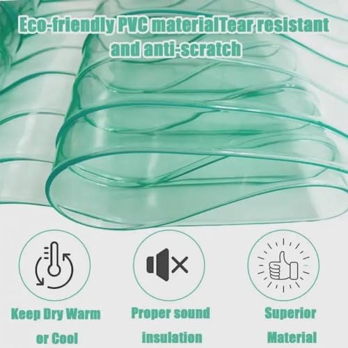 Flaps de puerta para perros de PVC ecológico con diseño transparente de alta flexibilidad 5
