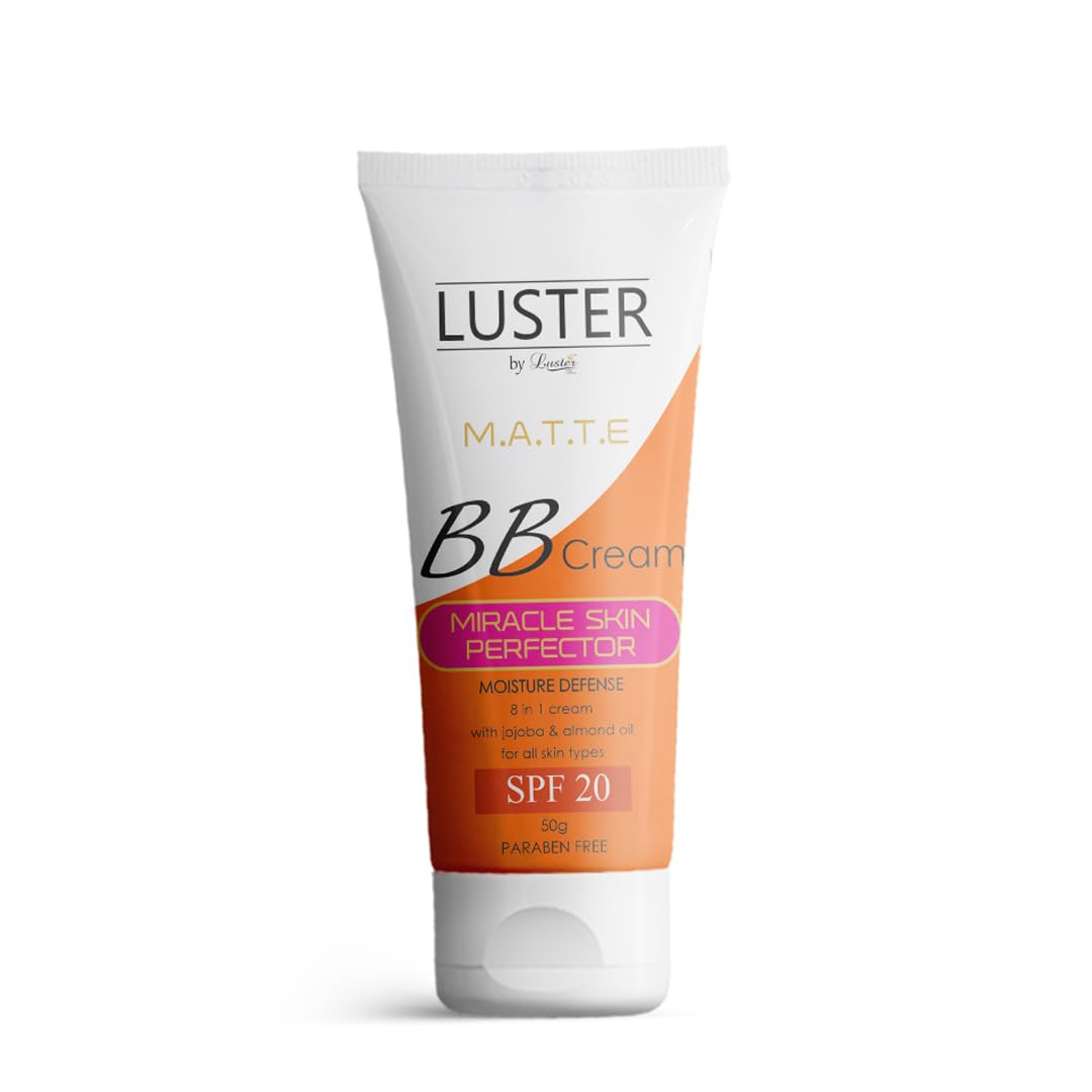 Luster BB Cream | Instant Complexion | Miracle Skin Perfecter-SPF 20 | Enriched With Jojoba & Almond Oil | For Dry Skin | For Face Makeup | Paraben & Sulfate Free - 50 gm-image-48